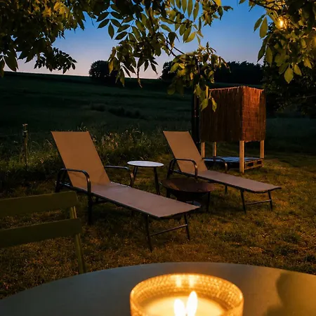 Le Domaine De Vehir - Dome Romantique Au Coeur D'une Ferme Lodge